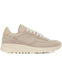 Common Projects - Taupe Track 80 Sneakers - Lyst