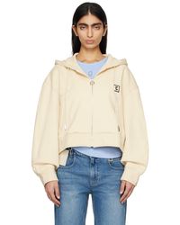 WOOYOUNGMI - Off-white Patch Hoodie - Lyst