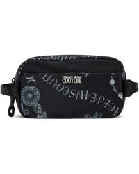 Versace - Black Chain Couture Vanity Pouch - Lyst