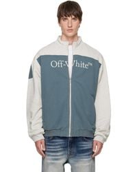 Off-White c/o Virgil Abloh - Negative Big Bookish Relax Track Jacket - Lyst