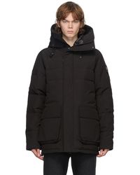Label' Warwick Parka in Black for Men 