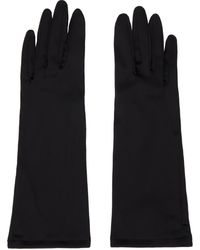 Dolce & Gabbana - Dolce&gabbana Black Short Gloves - Lyst