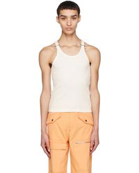 Dion Lee - White E-hook Tank Top - Lyst