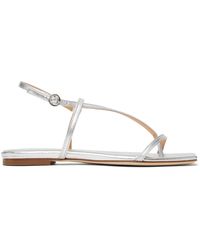 Aeyde - Ella Leather Toe-Post Sandals - Lyst