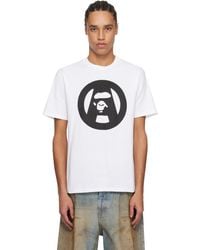 A Bathing Ape - Stencil Circle Ape Face T-Shirt - Lyst