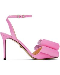 Mach & Mach - Pink 'le Cadeau' 95 Heeled Sandals - Lyst