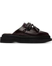 Toga Virilis - Hard Leather Slip-On Loafers - Lyst