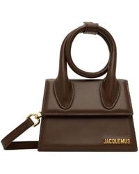 Jacquemus - Brown Le Chouchou 'le Chiquito Nœud' Bag - Lyst