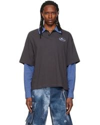 we11done - 'Se11Done' Layered Long-Sleeve Polo - Lyst