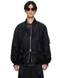 Sacai - Nylon Twill Bomber Jacket - Lyst