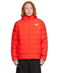 The North Face - Red Aconcagua 3 Down Jacket - Lyst