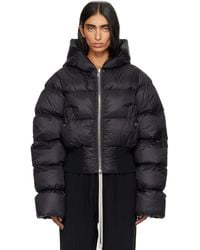 Rick Owens - Tower Cinched Hooded Down Jacket - Lyst