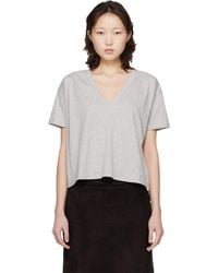 Loulou de Saison - 'Faaa Lds' V-Neck T-Shirt - Lyst