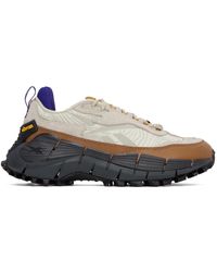 Reebok - Baskets Zig Kinetica 2.5 Edge Blanc Cassé Et Brun - Lyst