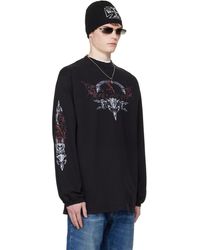 Vetements Gothic Font Longsleeve in Black for Men | Lyst