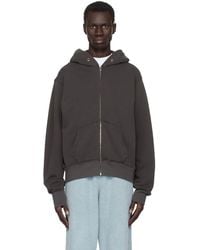 Les Tien - Relaxed Heavyweight Brushed Fleece Hoodie - Lyst