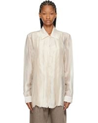 Our Legacy - Off- Tuxedo Every Shirt - Lyst