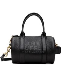Marc Jacobs - Mini sac de sport 'the duffle' noir en cuir - Lyst
