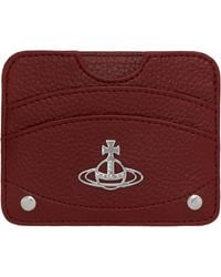 Vivienne Westwood - レッド Half Moon フラット カードケース - Lyst