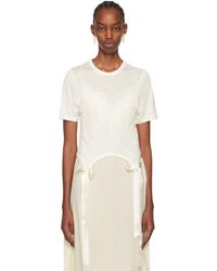 Simone Rocha - T-shirt easy blanc - Lyst