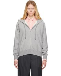 AURALEE - Smooth Soft Bd Sweat Zip Hoodie - Lyst