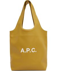A.P.C. - Khaki Ninon Small Tote - Lyst