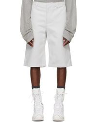 Rier - Off- Gabardine Utility Shorts - Lyst