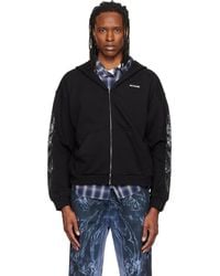 we11done - Lace Zip-Up Hoodie - Lyst