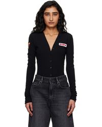 Off-White c/o Virgil Abloh - Heavy Jersey Button Up Bodysuit - Lyst