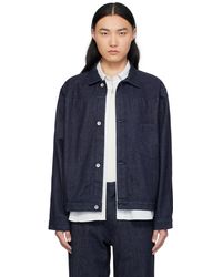 Nanamica - インディゴ ショート デニムジャケット - Lyst