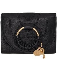 See By Chloé - Black Hana Compact Wallet - Lyst