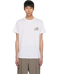 Moncler - Double Logo Patch Cotton T-Shirt - Lyst