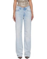 DIESEL - Regular High Waist 1971 D-Sent Jeans - Lyst