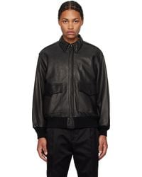 Wacko Maria - A-2 Flight Leather Jacket - Lyst