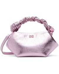 Ganni - Metallic Mini Bou Bag - Lyst