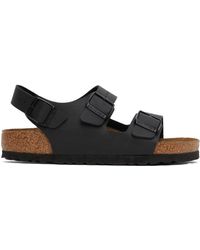 Birkenstock - ブラック レギュラー Milano サンダル - Lyst