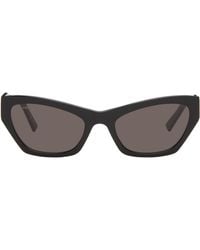 Balenciaga - Flat Text Cateye Sunglasses - Lyst