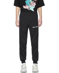 Palm Angels Black Classic Track Trousers
