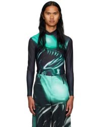 Gerrit Jacob - Printed Long Sleeve T-Shirt - Lyst