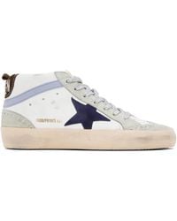 Golden Goose - Ssense Exclusive White Mid Star Sneakers - Lyst