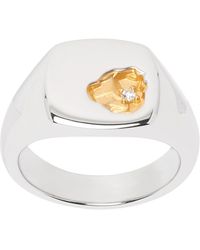 Tom Wood - Small Mined Diamond Ring - Lyst