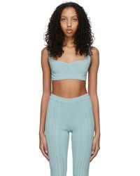 Marco Rambaldi - Blue Viscose Bra - Lyst