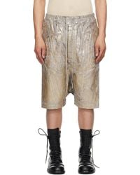 Rick Owens - Hollywood Drawstring Pods Denim Shorts - Lyst