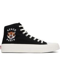 KENZO - Paris Foxy High-top Canvas Sneakers - Lyst