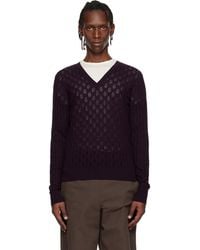 Dries Van Noten - Open-Knit Sweater - Lyst