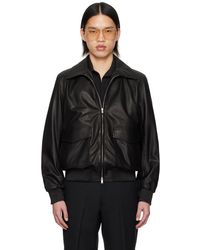 Lardini - Flap Pocket Leather Jacket - Lyst