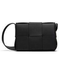 Bottega Veneta - Black Cassette Shoulder Bag - Lyst