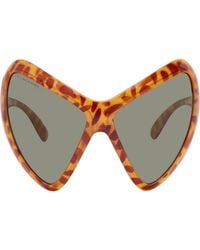 Collina Strada - Tan Mariposa Sunglasses - Lyst