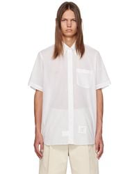 Thom Browne - White Button Shirt - Lyst