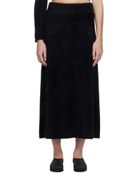 Lisa Yang - Jupe midi asta noire - Lyst